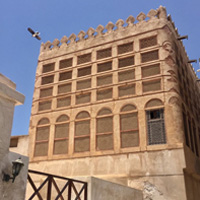 A traditional building in Bahrain