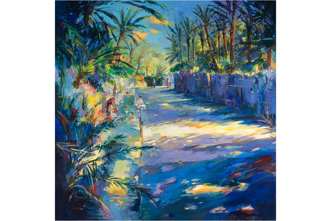 Abbas Al Mosawi's painting