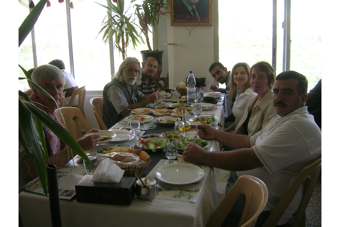 Dining with our tour guide 