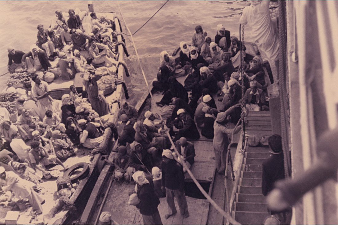 Passengers taken the dhow to travel to Saudi Arabia (Haj Pilgrims)