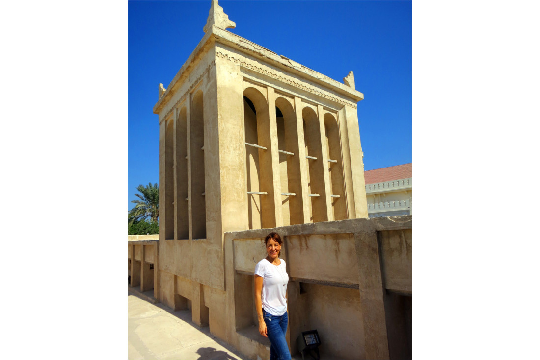 Wind Tower is to cool the house during hot summer days