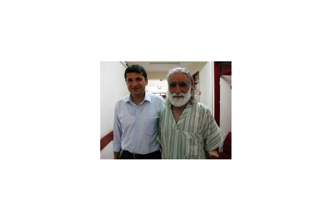 Haider with Dr. Sinan