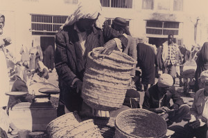 Basket Seller at Manama Souq