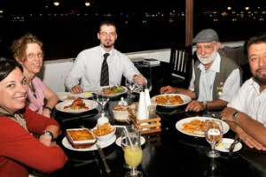 Dinner at La Brasserie with restaurant manager Mohmed Bakir 