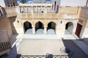 The Courtyard of Shaikh Isa Bin Ali House, fine example of Bahraini Architecture