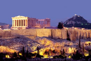 The Acropolis in Athens, Greece