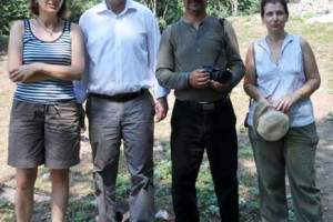 From right: Dr. Demetra - Ali - Mr. Lazaros - Dr. Zoe