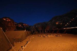 The luxury desert camp in Petra - see Maria's blog entry for details