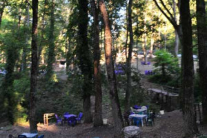 Restaurant in forest leading to Kasab