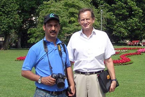 With my tour guide Peter Knapp