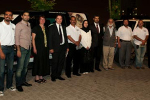 Team with Bahraini Embassy officials