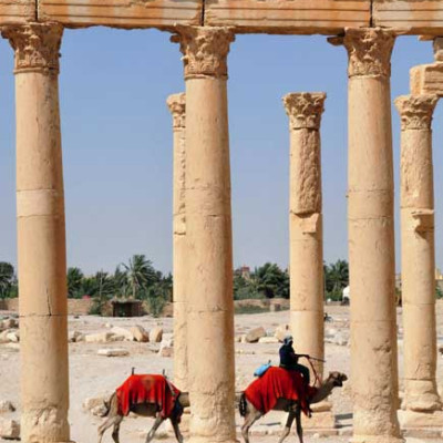 The ancient sights of Palmyra 